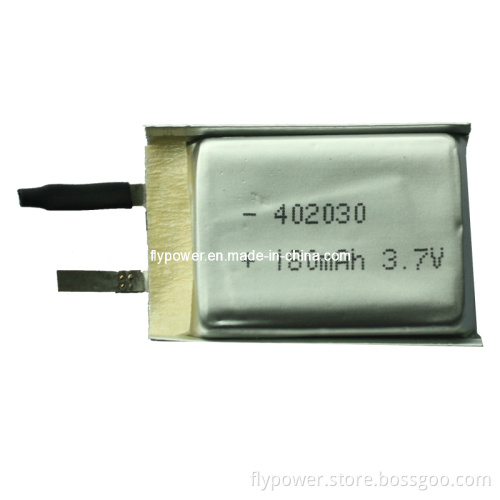 3.7V 180mAh Lithium Ion Polymer Battery Pack (FLP-402030 cell)